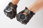 Steampunk Leather Gloves