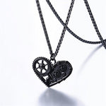 Gear Heart Necklace