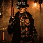 Steampunk Goggles, Leather Gloves and bowtie