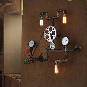 Industrial Retro Vintage Style Steam Punk Wall Sconce
