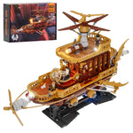 “Light Catcher”Steampunk Airship - 1641 PCS Adult Construction Building Model Set