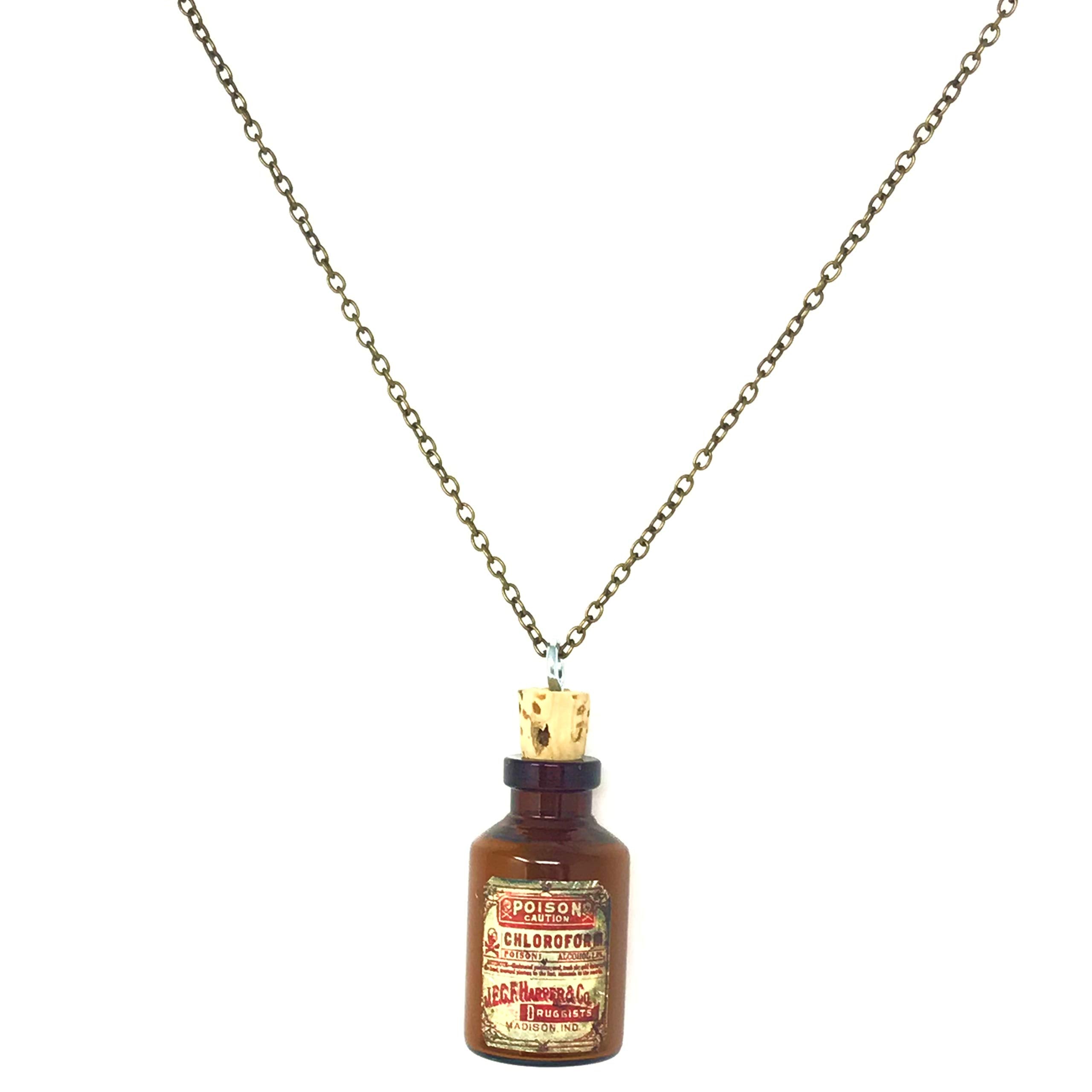 Apothecary potion necklace