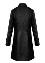 WISHU Steampunk Knee-Length Frock Coat