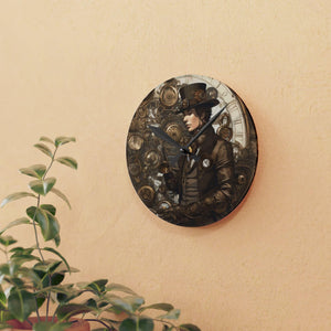 Generic Acrylic Steampunk Wall Clock