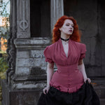Red Peplum Blouse for Women