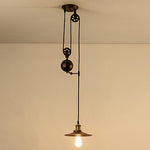 Pendant Light Industrial Pulley - Steampunk Lot - Steampunk Fashion, Cosplay, Jewelry and Decor