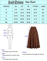 Brown Long Maxi Skirt High Waisted