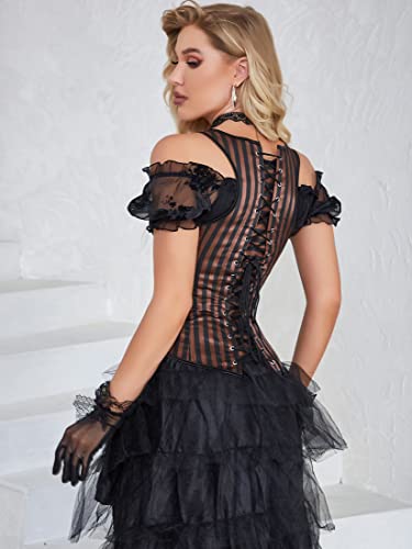 Alivila.Y Fashion Corset Womens Faux Leather Steampunk Corsets Victorian  Bustier Top : : Clothing, Shoes & Accessories