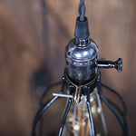 Industrial Pipe and Pulley Lamp