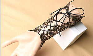 Black Lace Bracelet - Steampunk Lot - Steampunk Fashion, Cosplay, Jewelry and Decor