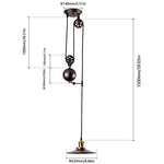Pendant Light Industrial Pulley