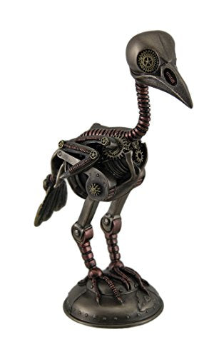 Veronese Steampunk Crow Skeleton Antique Bronze Finish Statue - Steampunk Lot - Steampunk Fashion, Cosplay, Jewelry and Decor