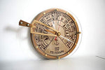 Engine order telegraph with moving handle unique wooden wall clock