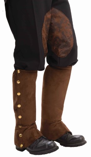 Steampunk Suede Spats Costume
