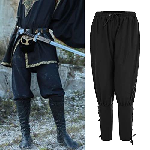 Men's Ankle Banded Medieval Pants
