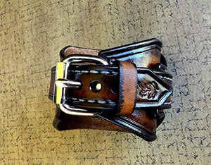Steampunk Leather Wrist Watch