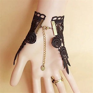 Handmade Gothic Lace Slave Bracelet