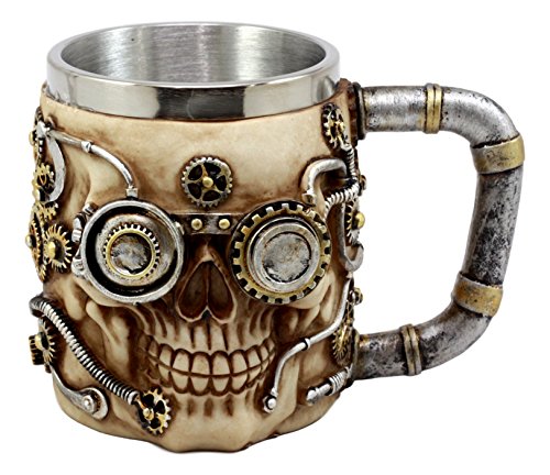 Steampunk Skull Coffee Mug