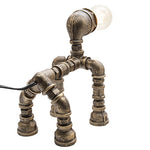 Dog Figure Steampunk Lampstand