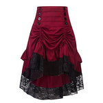 Steampunk Victorian Goth Lace Skirt