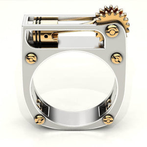 Mechanical Gear Steampunk Ring