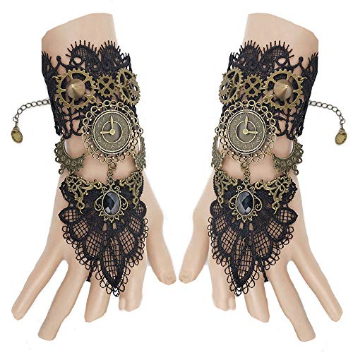 Fingerless Steampunk Gothic Gloves