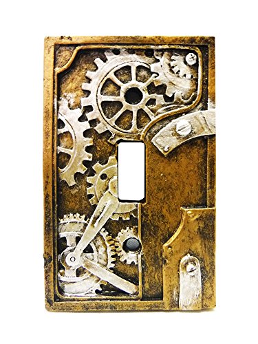 Steampunk Light Switch Plate Cover