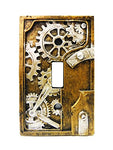 Steampunk Light Switch Plate Cover