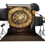 Old Clock Wall Photography Background