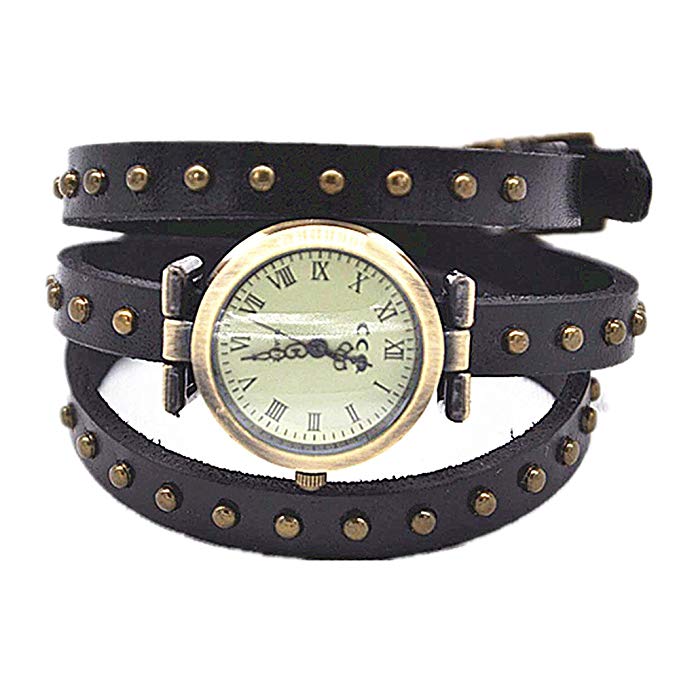 Leather Wrap Arond Watch