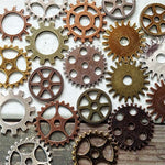 Steampunk gears 100PCS-Assorted Colors