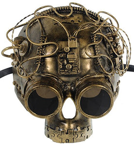 Robot Skull Eyes Mask
