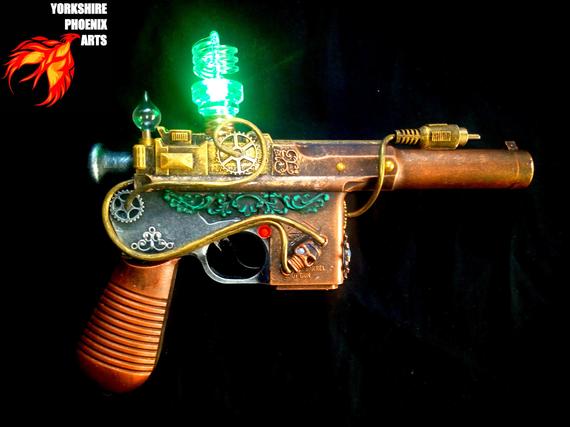 steampunk cosplay ray gun accessory